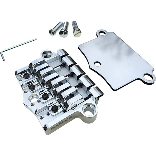 Babicz Full Contact Hardware FCH-3 Original Series Gibson 3 Point Style Bass Bridge - Chrome