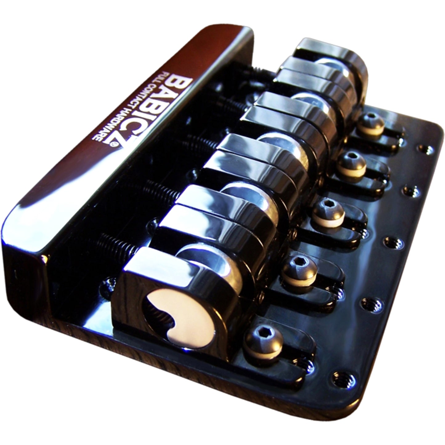 Babicz Full Contact Hardware FCH5 Bass Guitar Bridge - Black