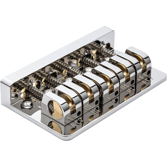 Babicz FCH5AS Adjustable Spacing Bass Bridge, 5 String - Nickel
