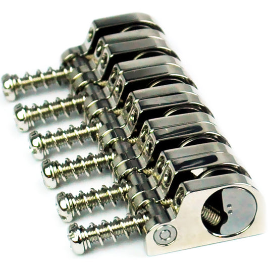 Babicz Full Contact Hardware Guitar Saddle Kit - Chrome