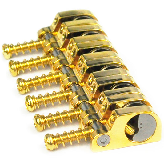 Babicz Full Contact Hardware Guitar Saddle Kit - Gold