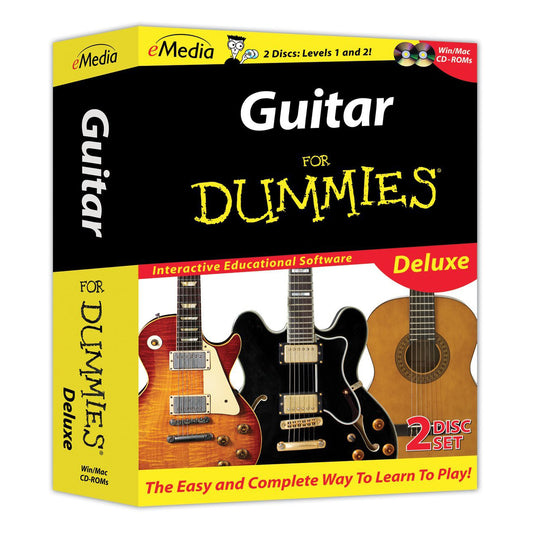 eMedia Guitar for Dummies Deluxe - Macintosh (GUITDUMDLX)