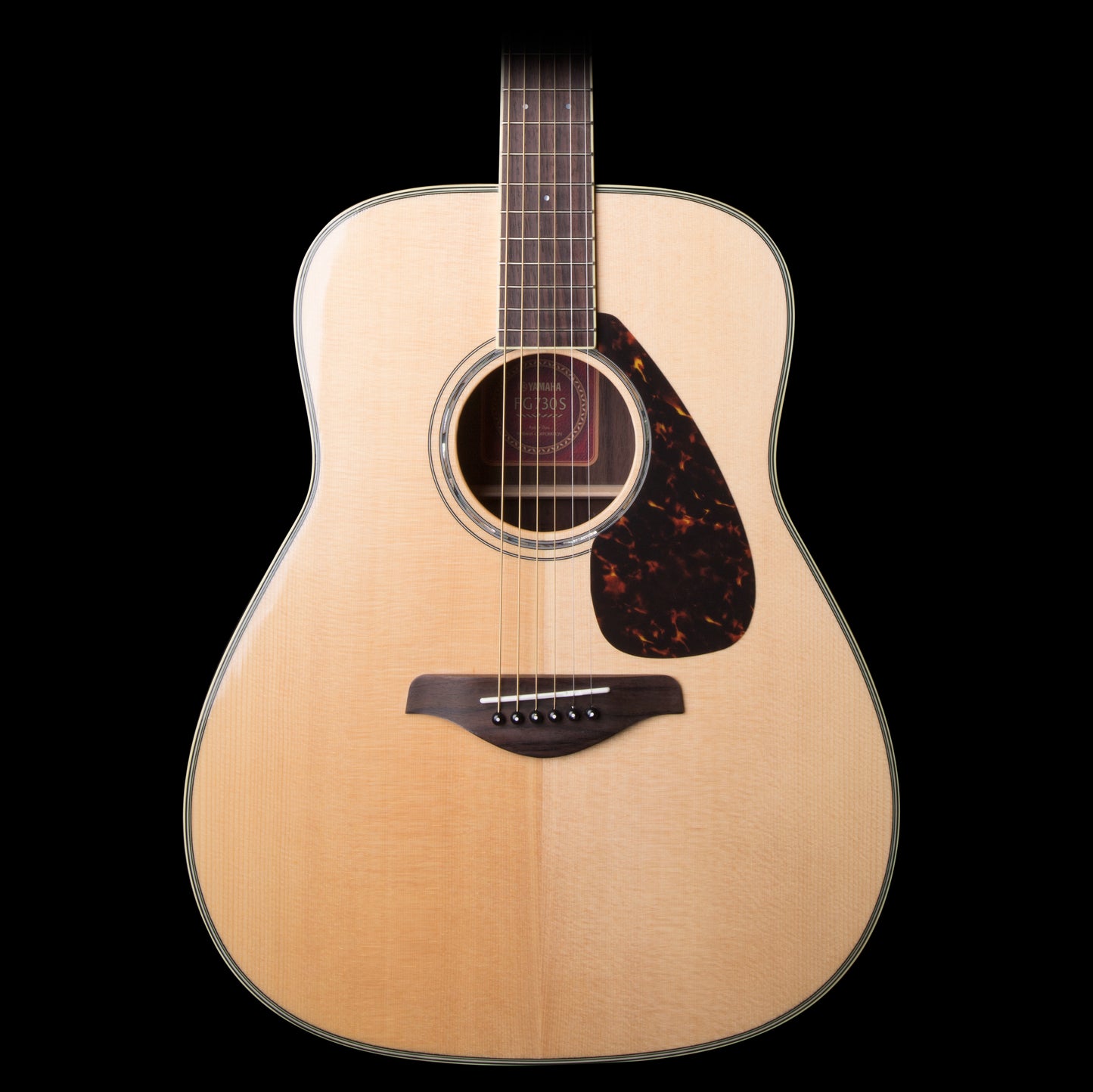 Yamaha FG730S Dreadnought Solid Sitka Acoustic Guitar Natural (FG730S)