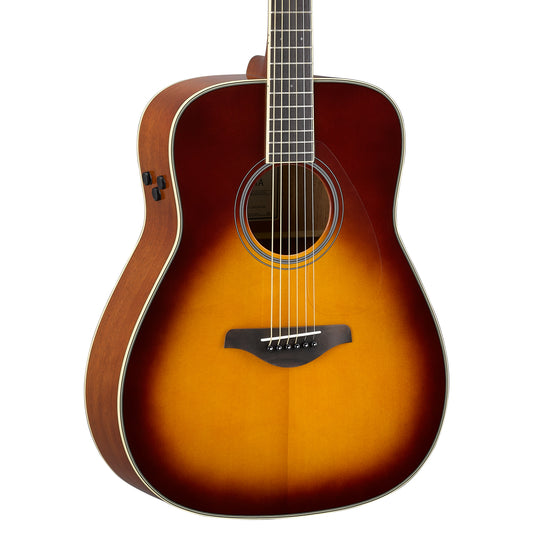 Yamaha FG Series TransAcoustic Folk Body Acoustic Electric Guitar in Sunburst