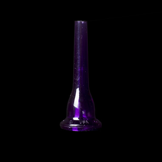KELLY Crystal Purple Plastic French Horn Mouthpiece