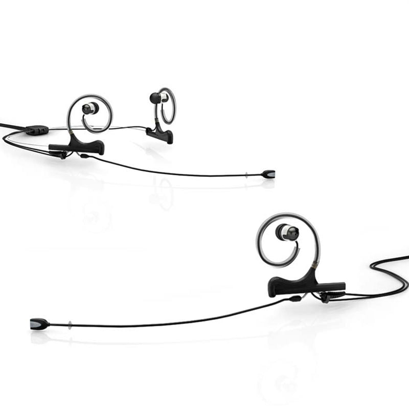 DPA d:fine™ Slim Capsule, Headset Mic., Dual Ear, Single In Ear, 120mm Boom, Interchangeable (Black)