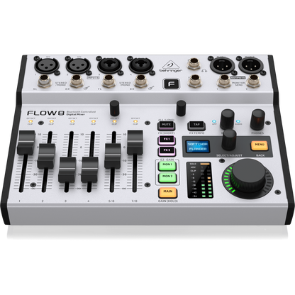 Behringer Flow 8 8-Input Digital Mixer with Bluetooth – Alto Music Behringer Flow 8 8-Input Digital Mixer with Bluetooth – Alto Music
