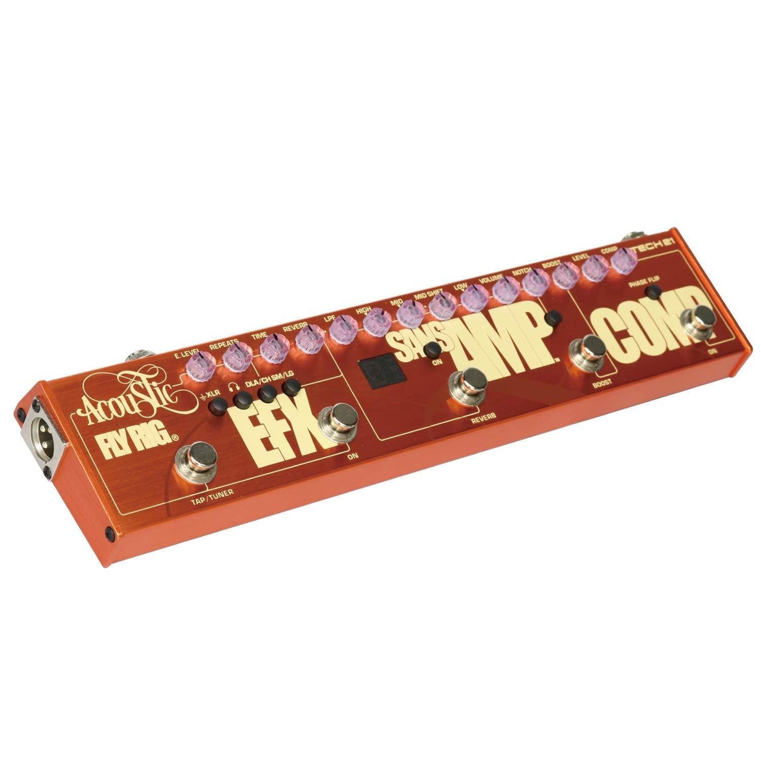 fly rig pedal Tech 21 Acoustic Fly Rig Multi Effects Pedal