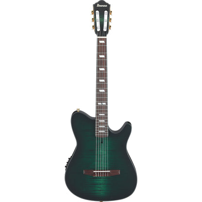 Ibanez FRH20FMN Acoustic Electric Guitar - Dark Emerald Burst
