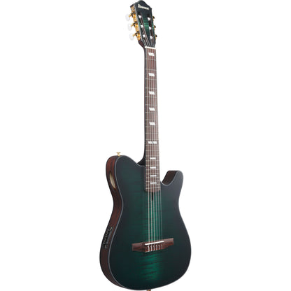 Ibanez FRH20FMN Acoustic Electric Guitar - Dark Emerald Burst