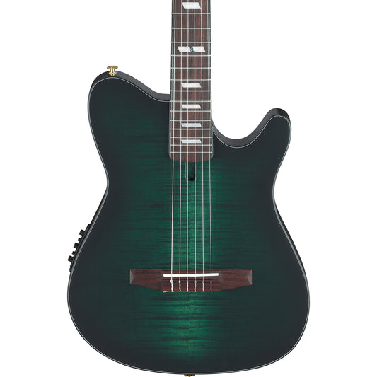 Ibanez FRH20FMN Acoustic Electric Guitar - Dark Emerald Burst