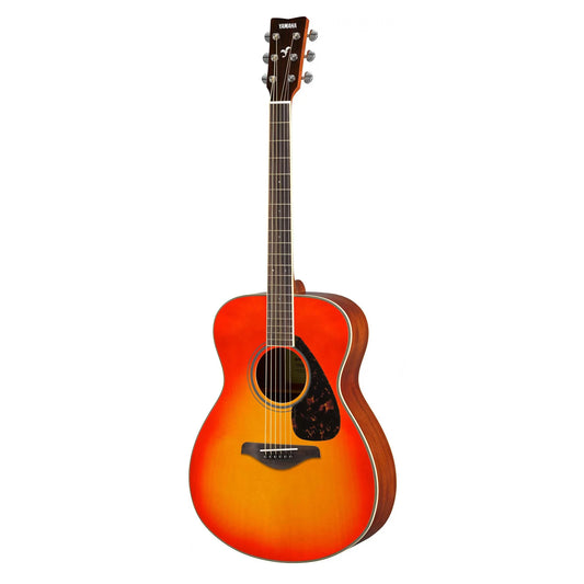 Yamaha FS820AB Small Body Fold Solid Sitka Top Acoustic Guitar in Autumn Burst