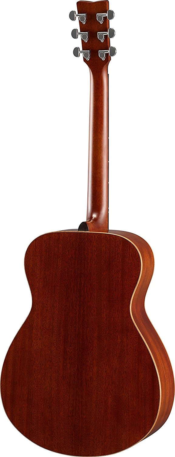 Yamaha FS850 Small Body Solid Top Acoustic Guitar, Mahogany