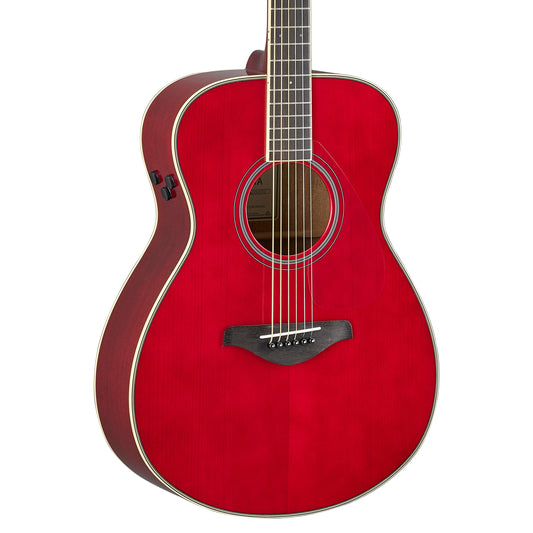 Yamaha FG FSTABS TransAcoustic Acoustic Electric Guitar in Ruby Red