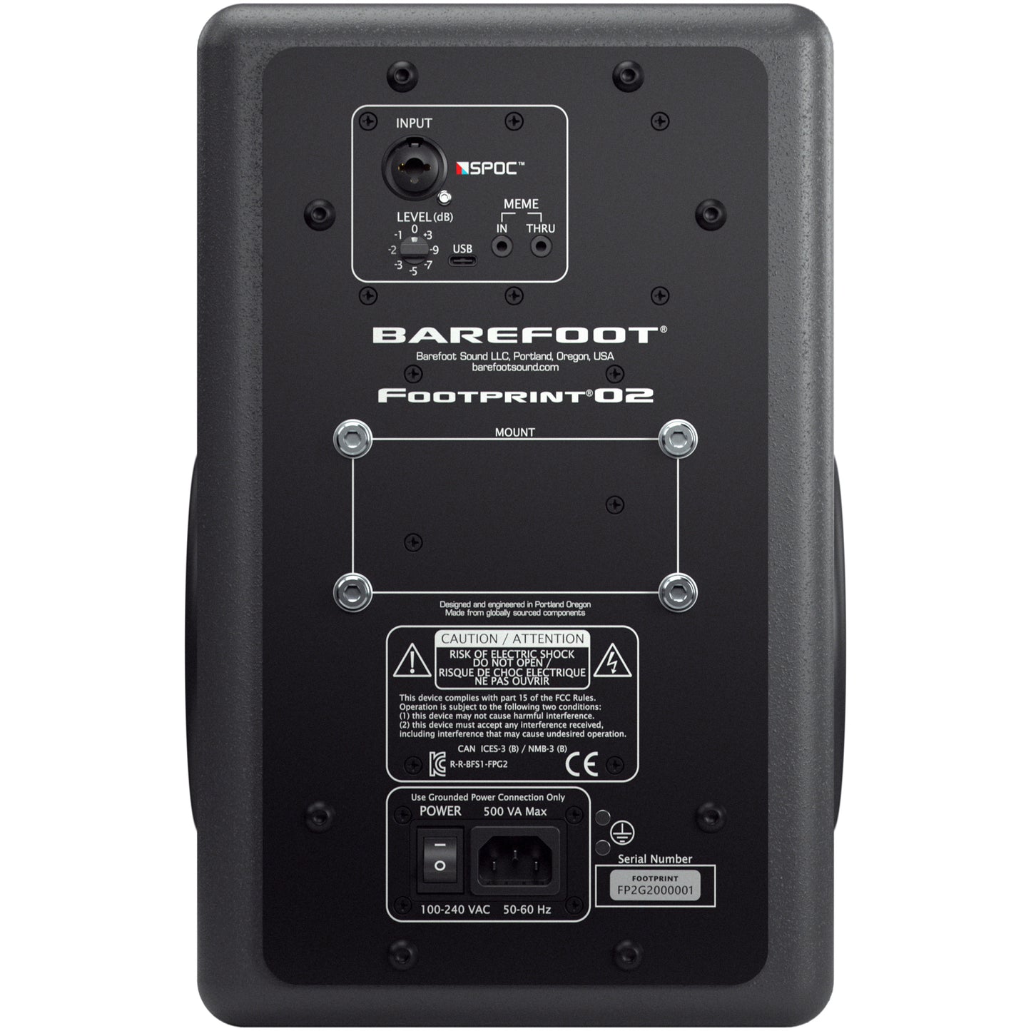 Barefoot Sound Footprint 02 Second Generation