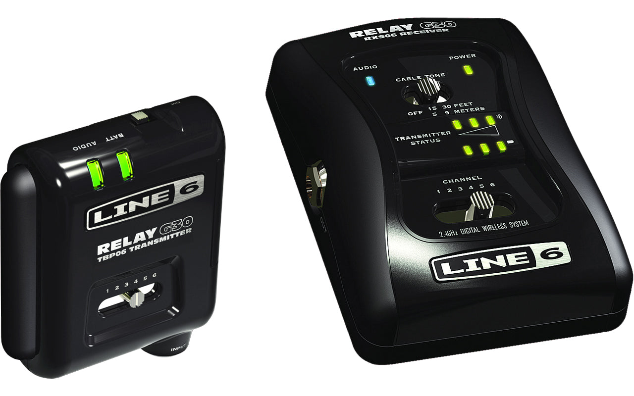 Line 6 Relay G30 6-Channel Wireless Guitar System with Stompbox Receiver