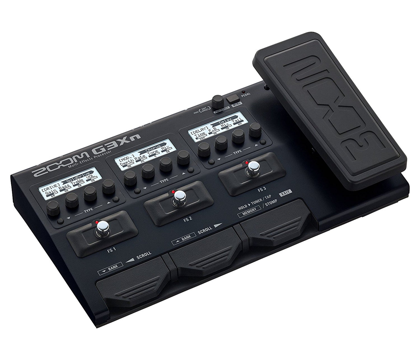 Zoom G3Xn Multi-Effects Processor with Expression Pedal for Guitarists