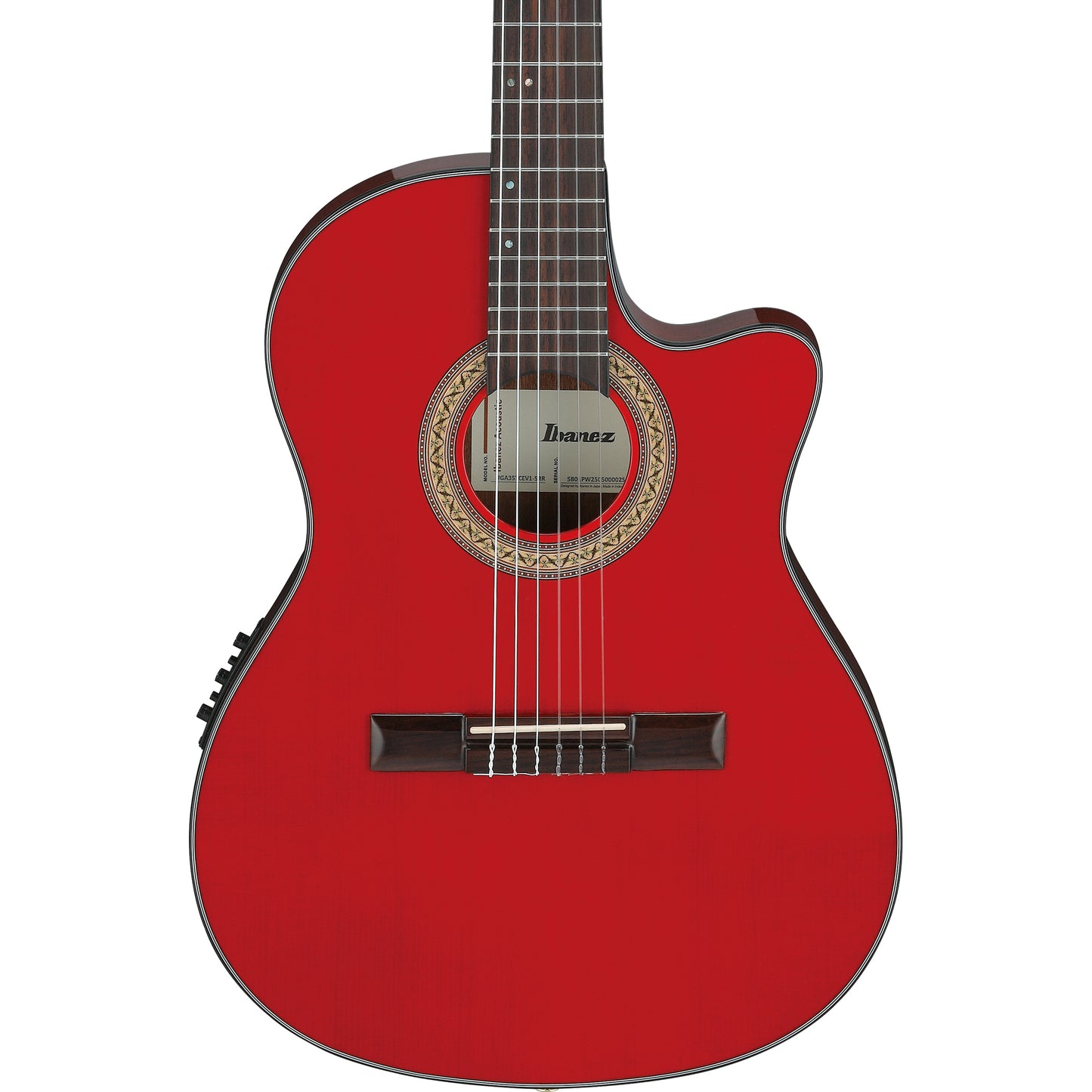 Ibanez GA35TCE GA Acoustic Electric Guitar - Sapphire Red High Gloss
