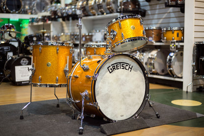 Gretsch Broadkaster with Vintage Specs in Gold Sparkle Nitron Wrap (GKNT204022)