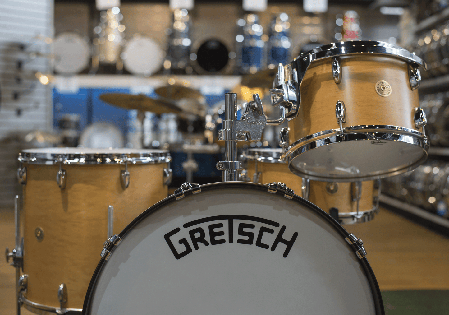 Gretsch Broadkaster 4pc Drum Kit in Satin Classic Maple (GKSL4PCTCST)