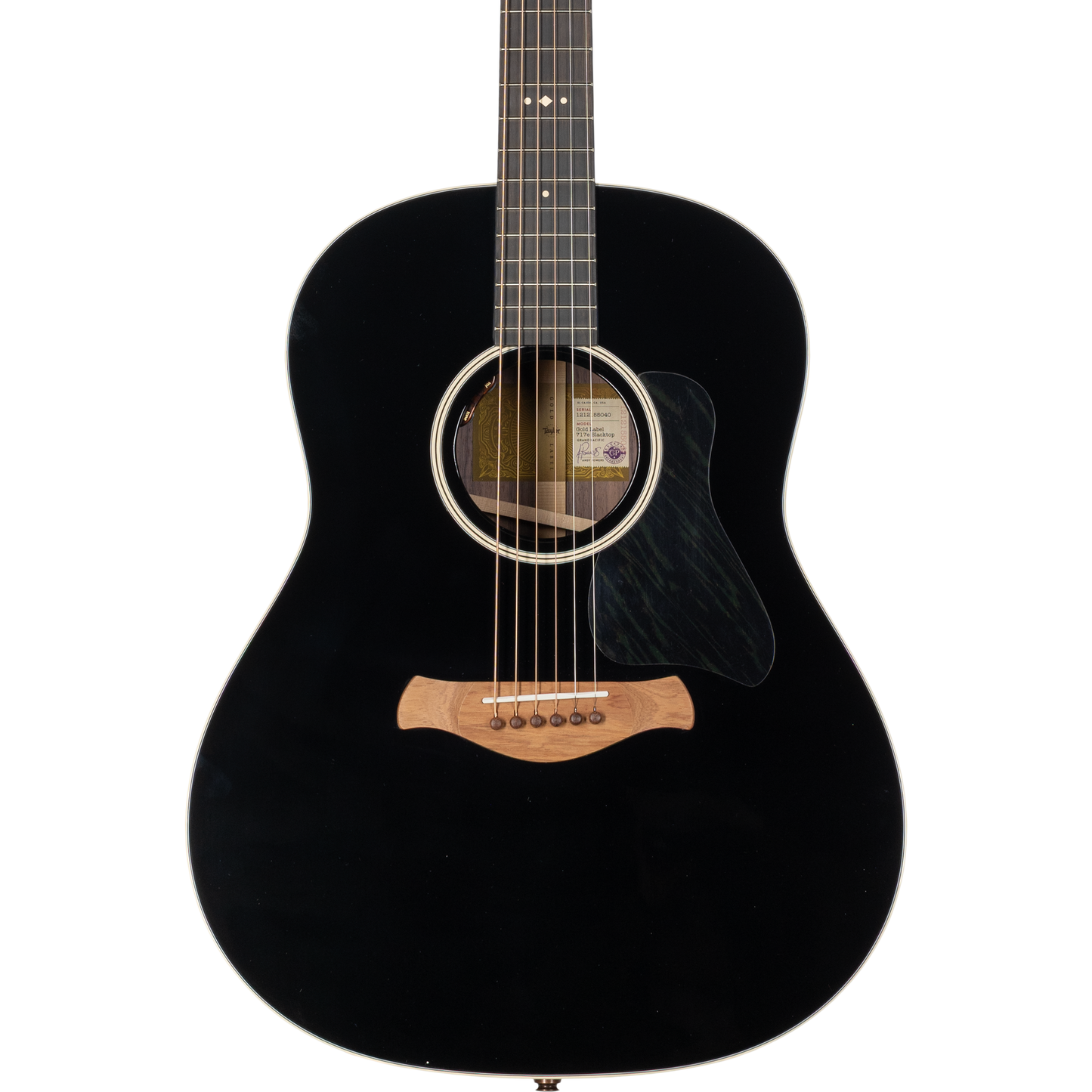 Taylor Gold Label 717e Grand Pacific Acoustic Electric Guitar - Blacktop