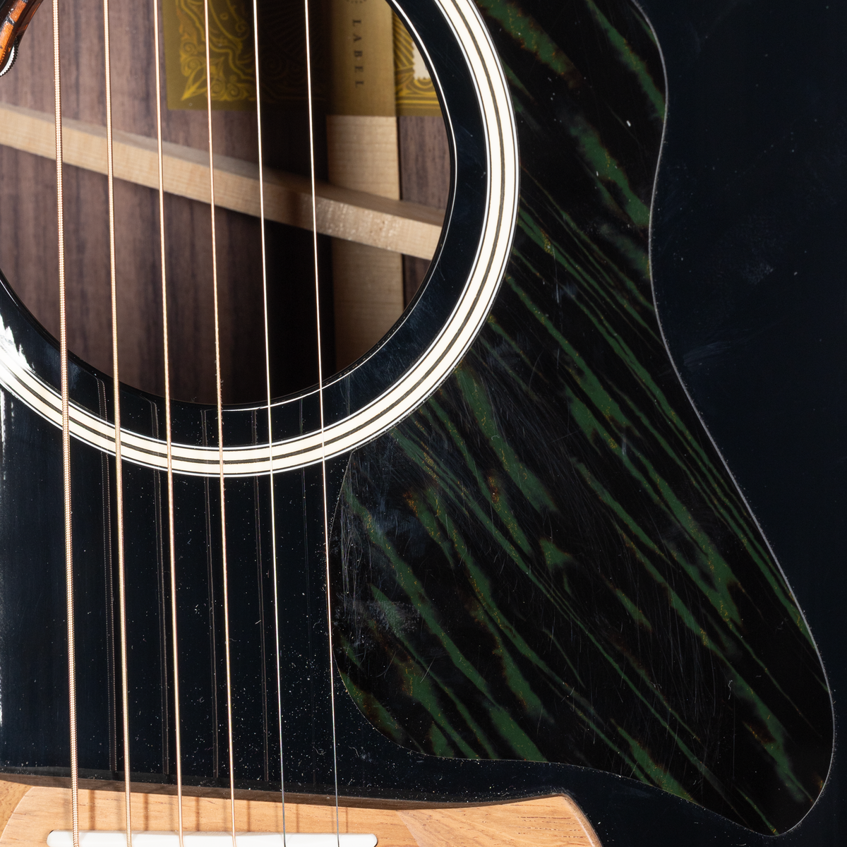 Taylor Gold Label 717e Grand Pacific Acoustic Electric Guitar - Blacktop