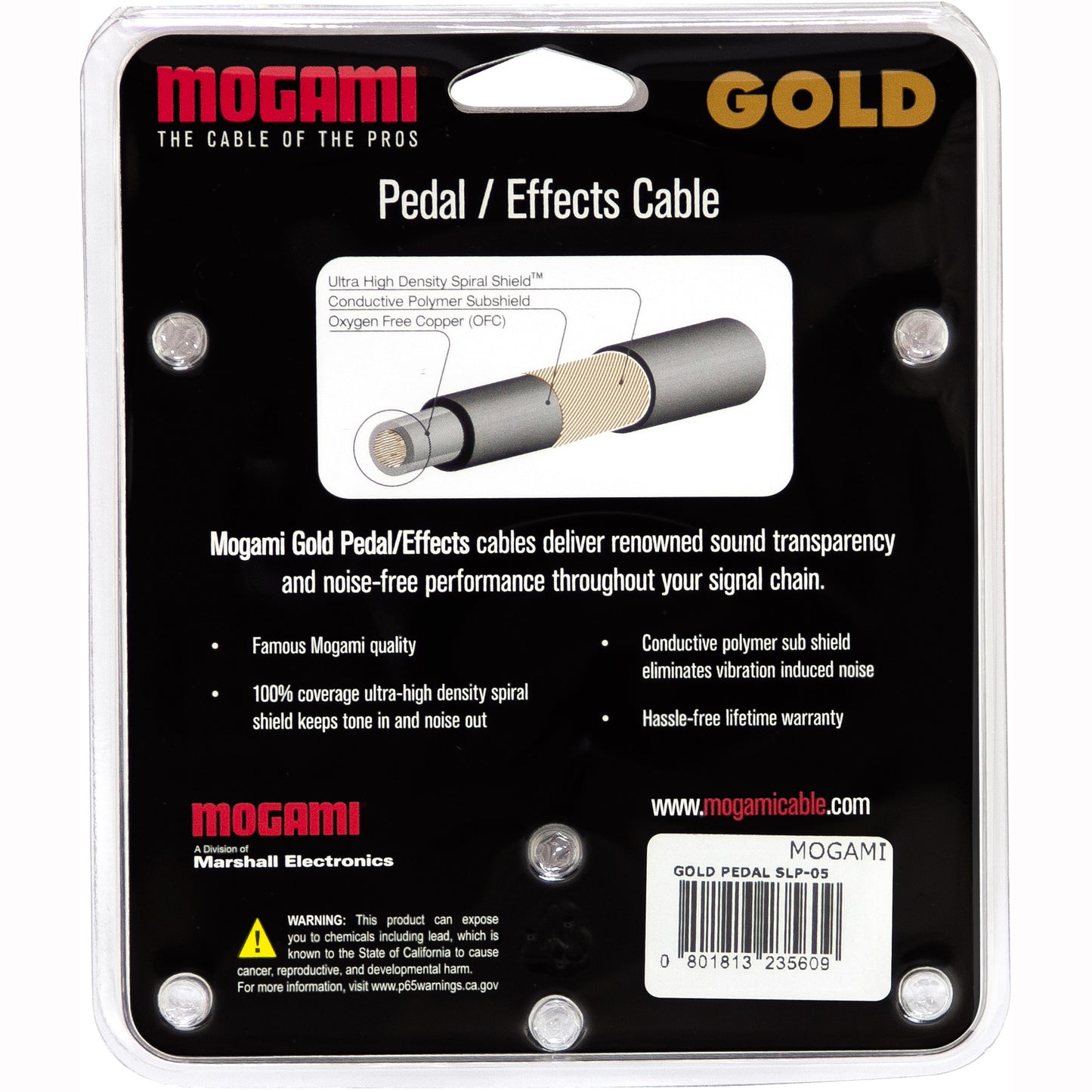 Mogami Gold Pedal SLP 10 in