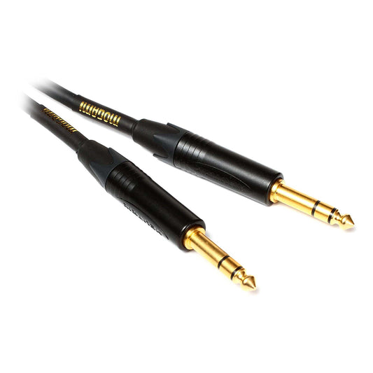 Mogami Gold 1/4"" Phone Male TRS to 1/4"" Phone Male TRS Stereo Cable - 15'
