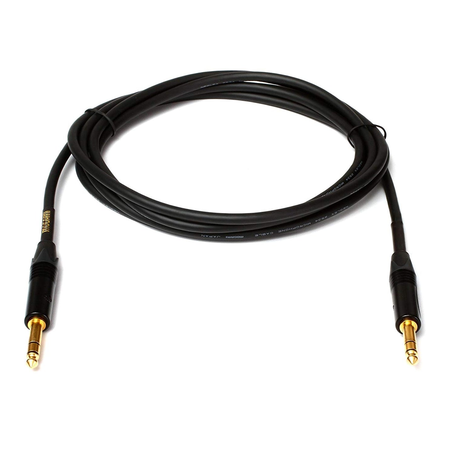 Mogami Gold 1/4"" Phone Male TRS to 1/4"" Phone Male TRS Stereo Cable - 15'