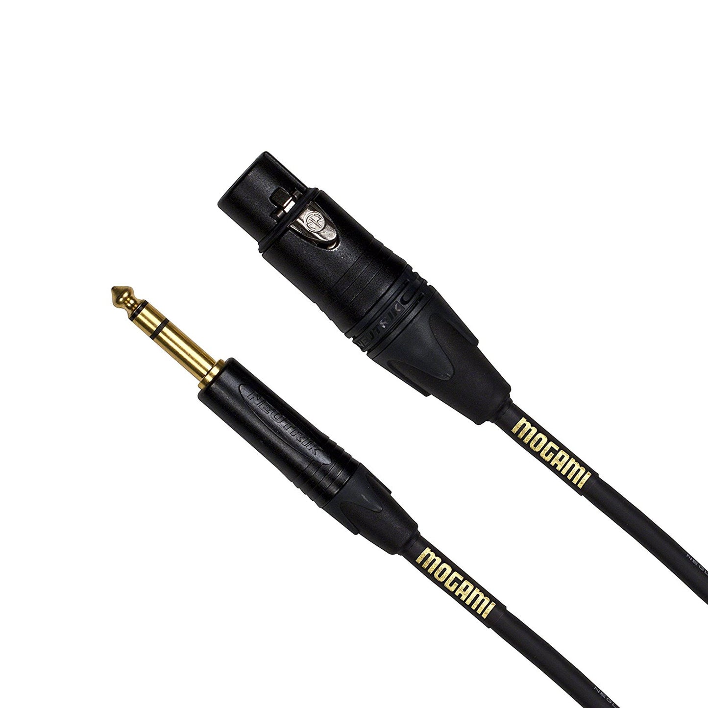 Mogami GOLD-TRSXLRF-25 Balanced Patch Cable XLR-Female to 1/4"" TRS Plug, 25ft