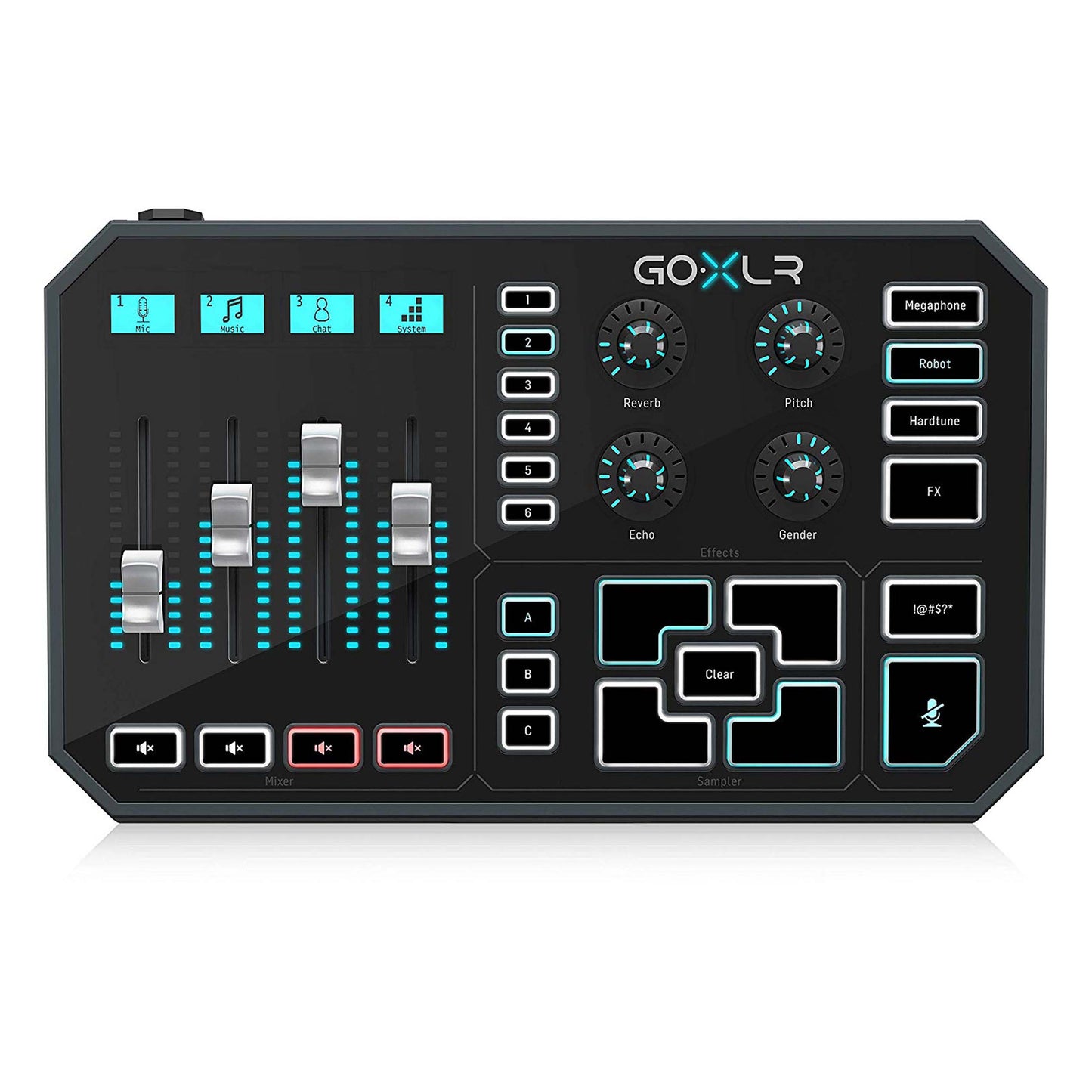 TC Helicon GoXLR Mixer, Sampler, & Voice FX for Streamers