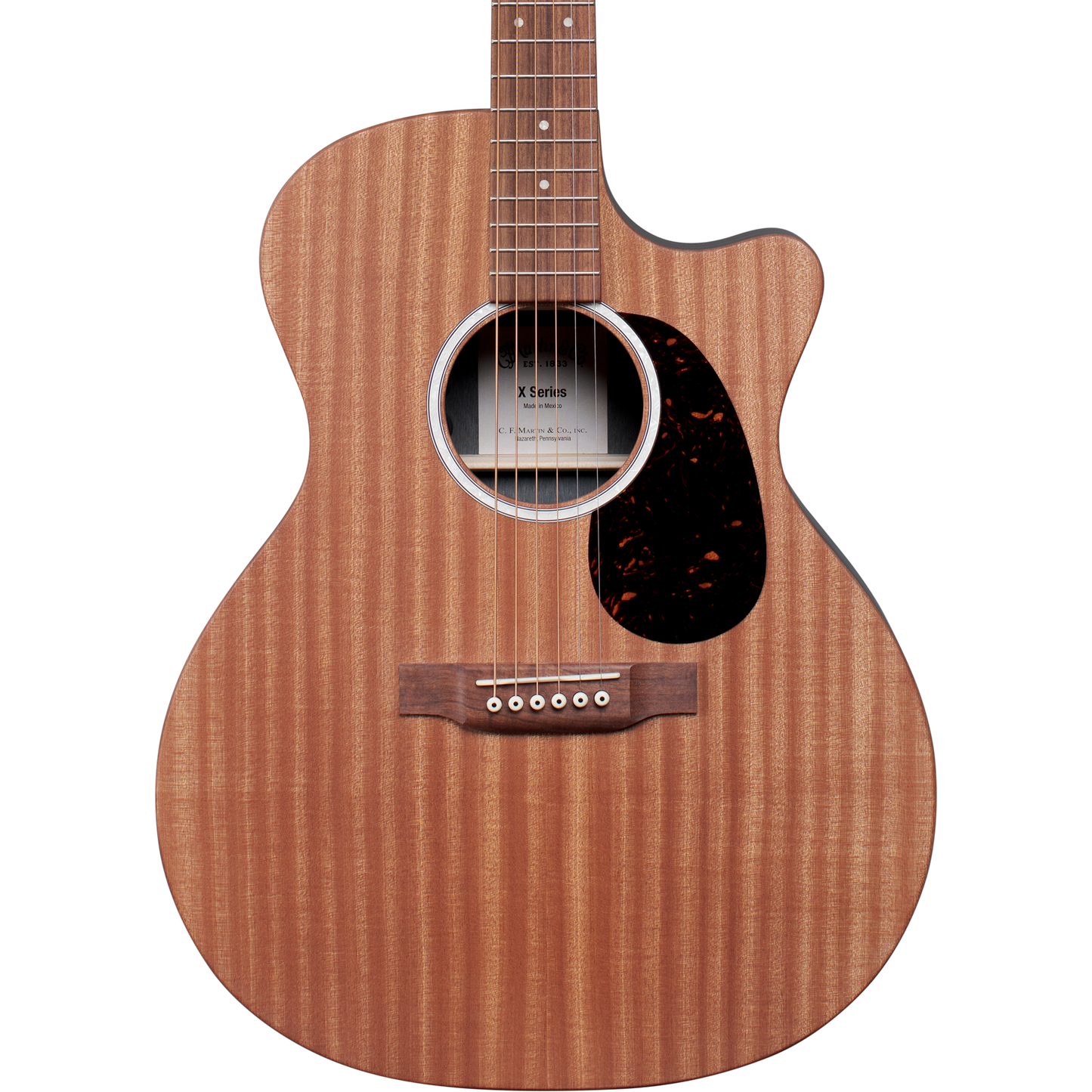 Martin GPC-X2E Grand Performance Acoustic Electric Guitar, Ziricote