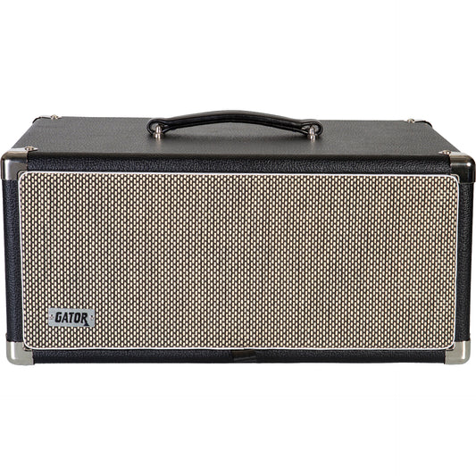 Gator GR-RETRORACK-4BK Vintage Amp Vibe Rack Case, 4U Black