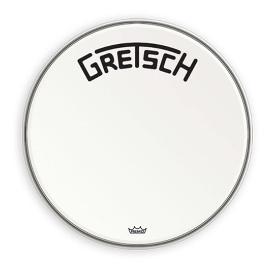 Gretsch Grdhcw18b 18" Broadkaster Logo Coated Bass Drum Head