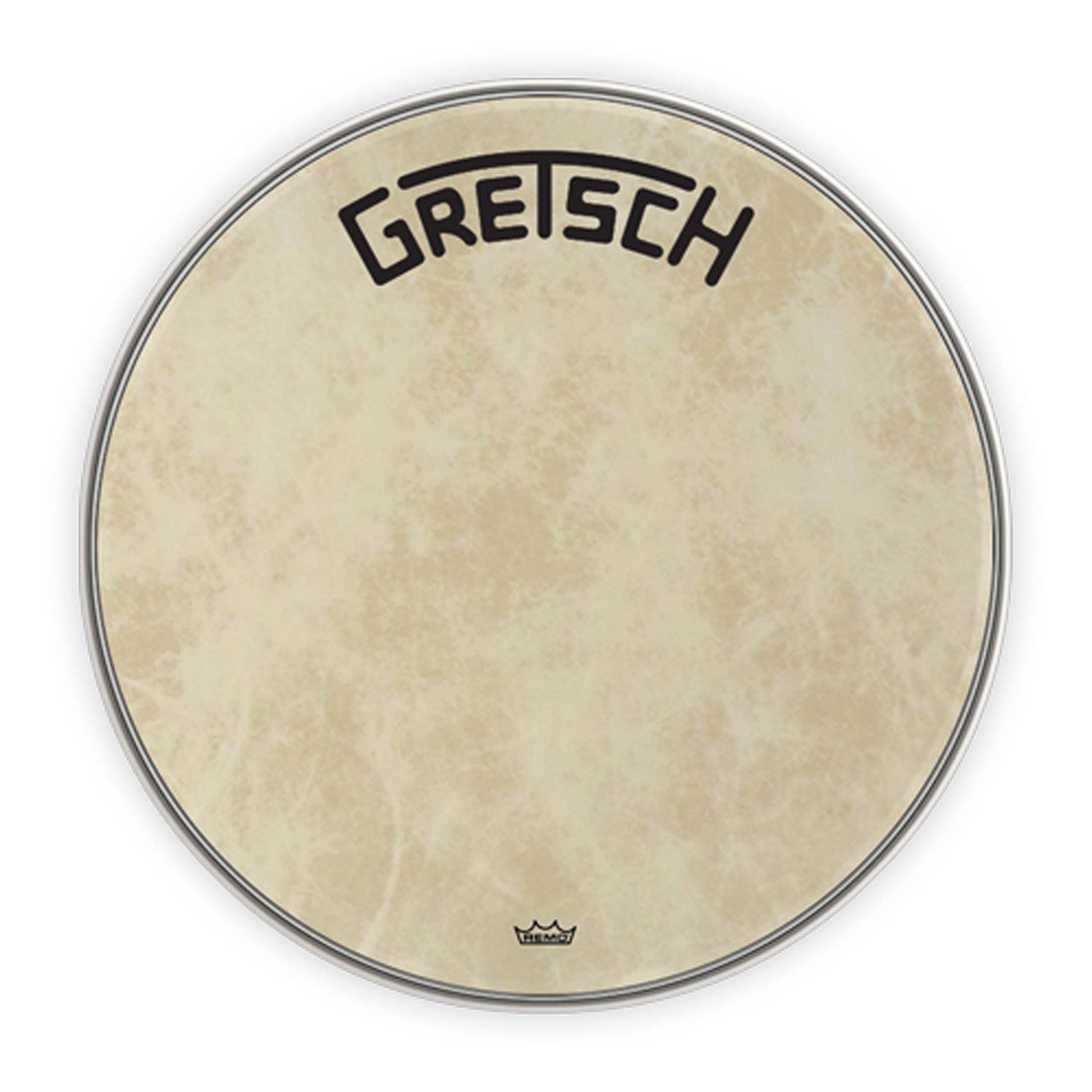 Gretsch Broadkaster Logo 22 Bass Drum Head Fiberskyn