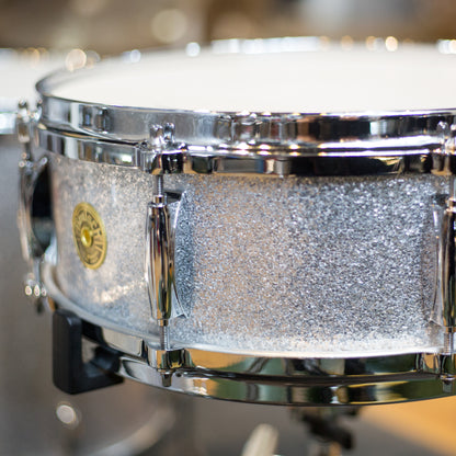 Gretsch GRNT184012 USA Custom 4 Piece Bop Shell Kit in Silver Sparkle (GRNT184012)