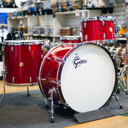 Gretsch USA Custom 4 Piece Shell Kit in Red Sparkle (GRNT244PC013)