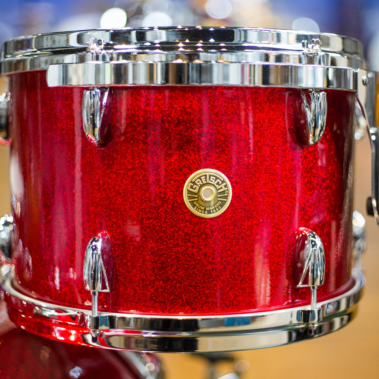 Gretsch USA Custom 4 Piece Shell Kit in Red Sparkle (GRNT244PC013)