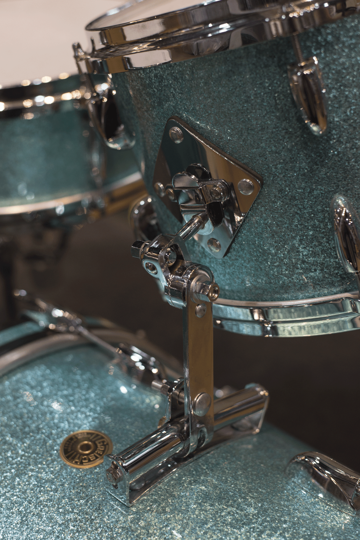 Gretsch GMT4PC023 USA Custom Vintage Built Series Bop Kit Turquoise Sparkle (GRNT4PC023)