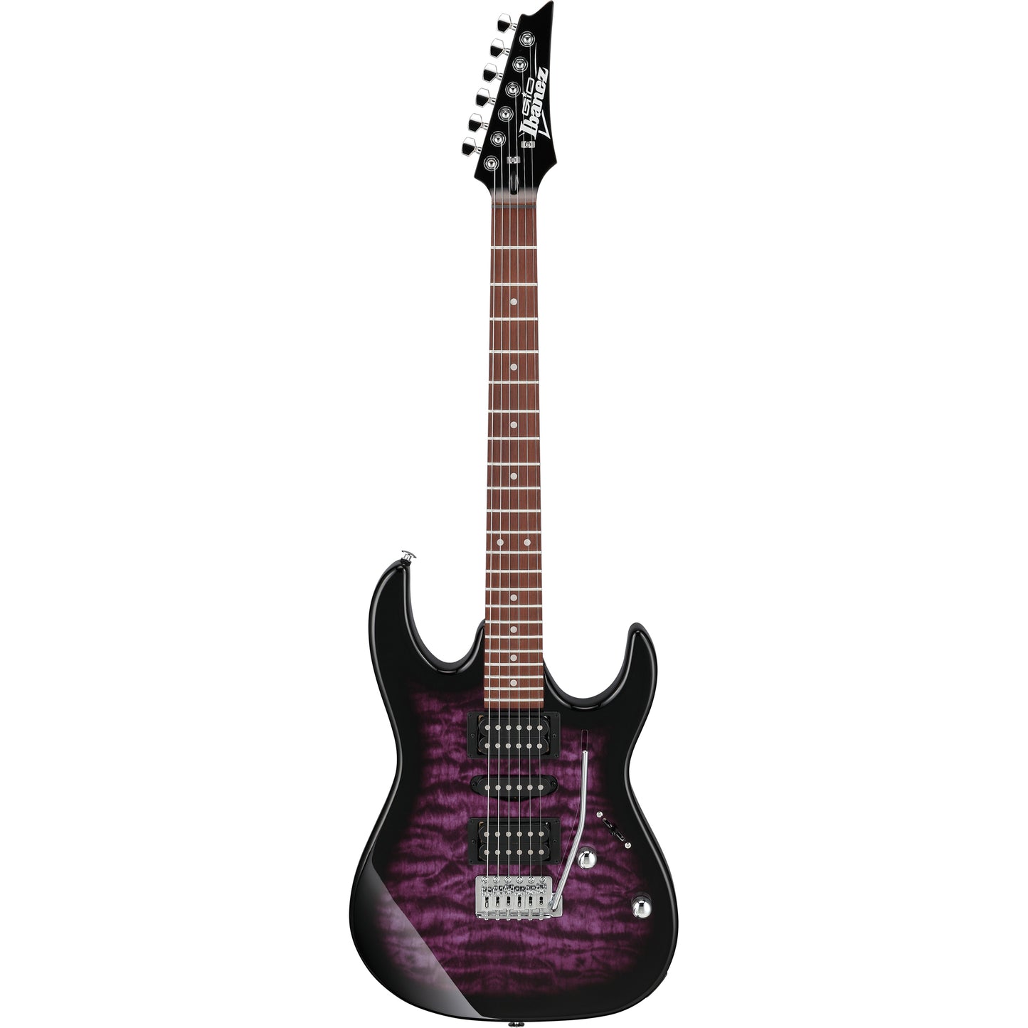Ibanez GRX70QA GIO RX 6-String Electric Guitar - Transparent Violet Sunburst