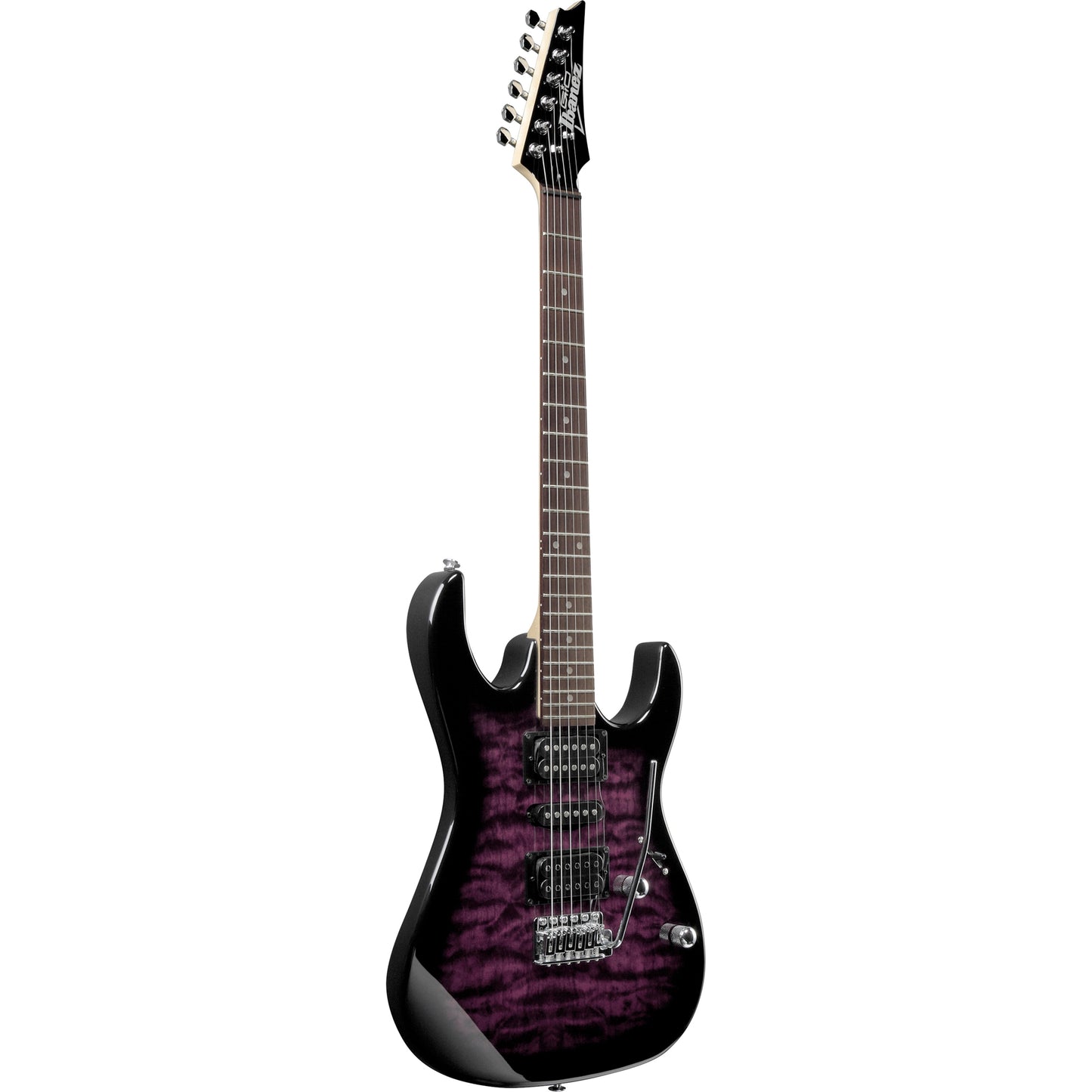 Ibanez GRX70QA GIO RX 6-String Electric Guitar - Transparent Violet Sunburst