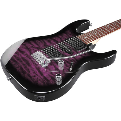 Ibanez GRX70QA GIO RX 6-String Electric Guitar - Transparent Violet Sunburst