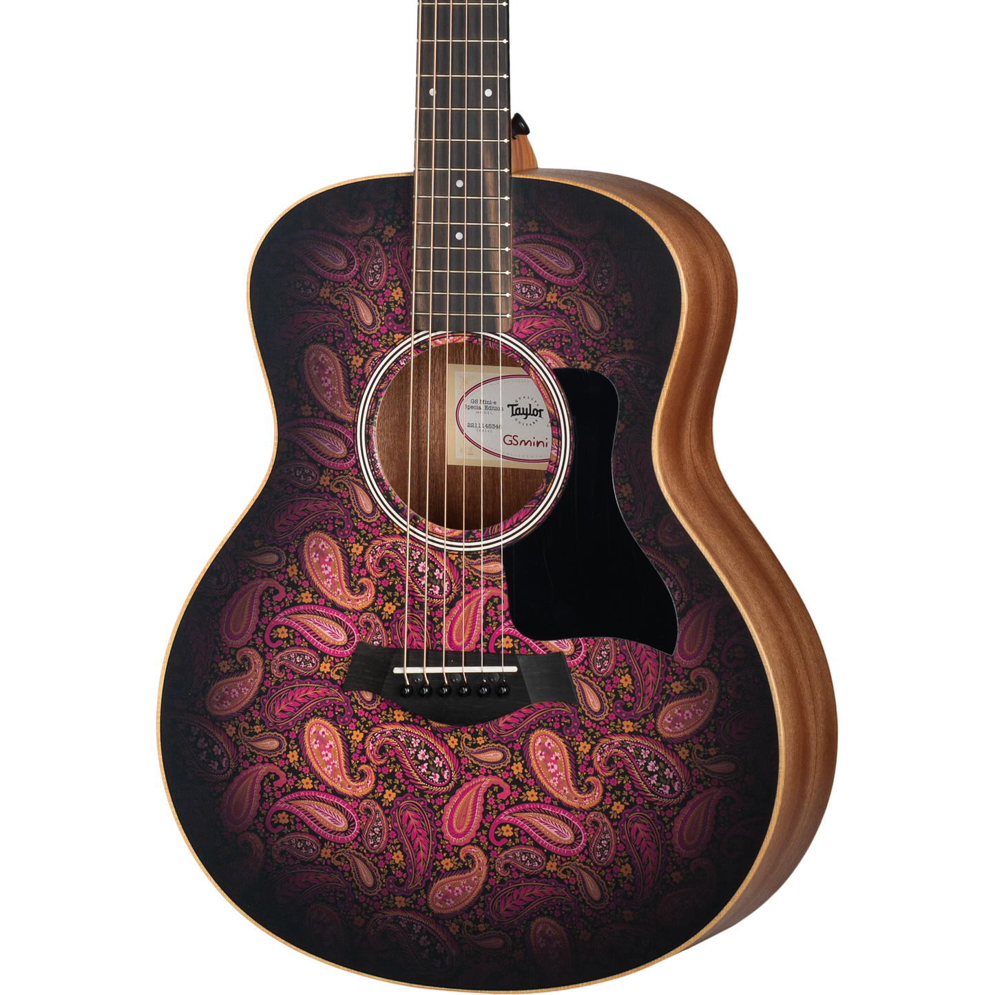 Taylor GS Mini-e Special Edition Acoustic Electric Guitar - Cosmic Blush Paisley