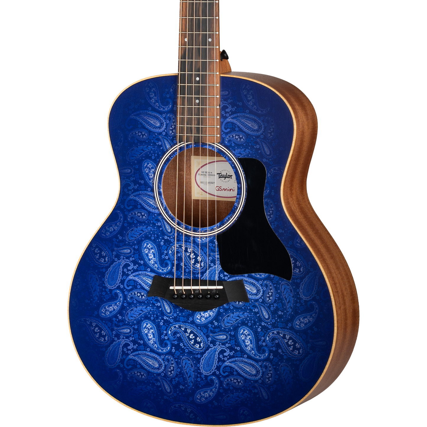 Taylor GS Mini-e Special Edition Acoustic Electric Guitar - Moonrise Blue Paisley