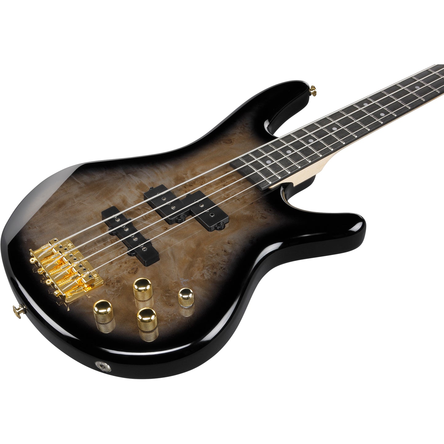 Ibanez GSR200PC Gio SR 4-String Electric Bass - Transparent Pale Black Burst