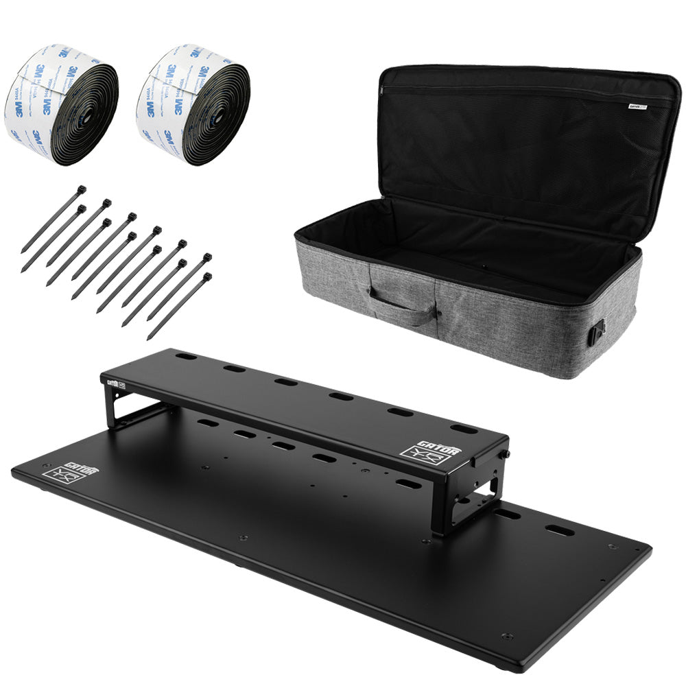 Vertex By Gator Tour Compact 31x13 Pedalboard and Riser