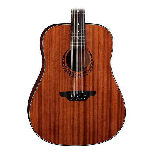 Luna Guitars Gypsy 12-String Dreadnought Mahogany Acoustic Guitar