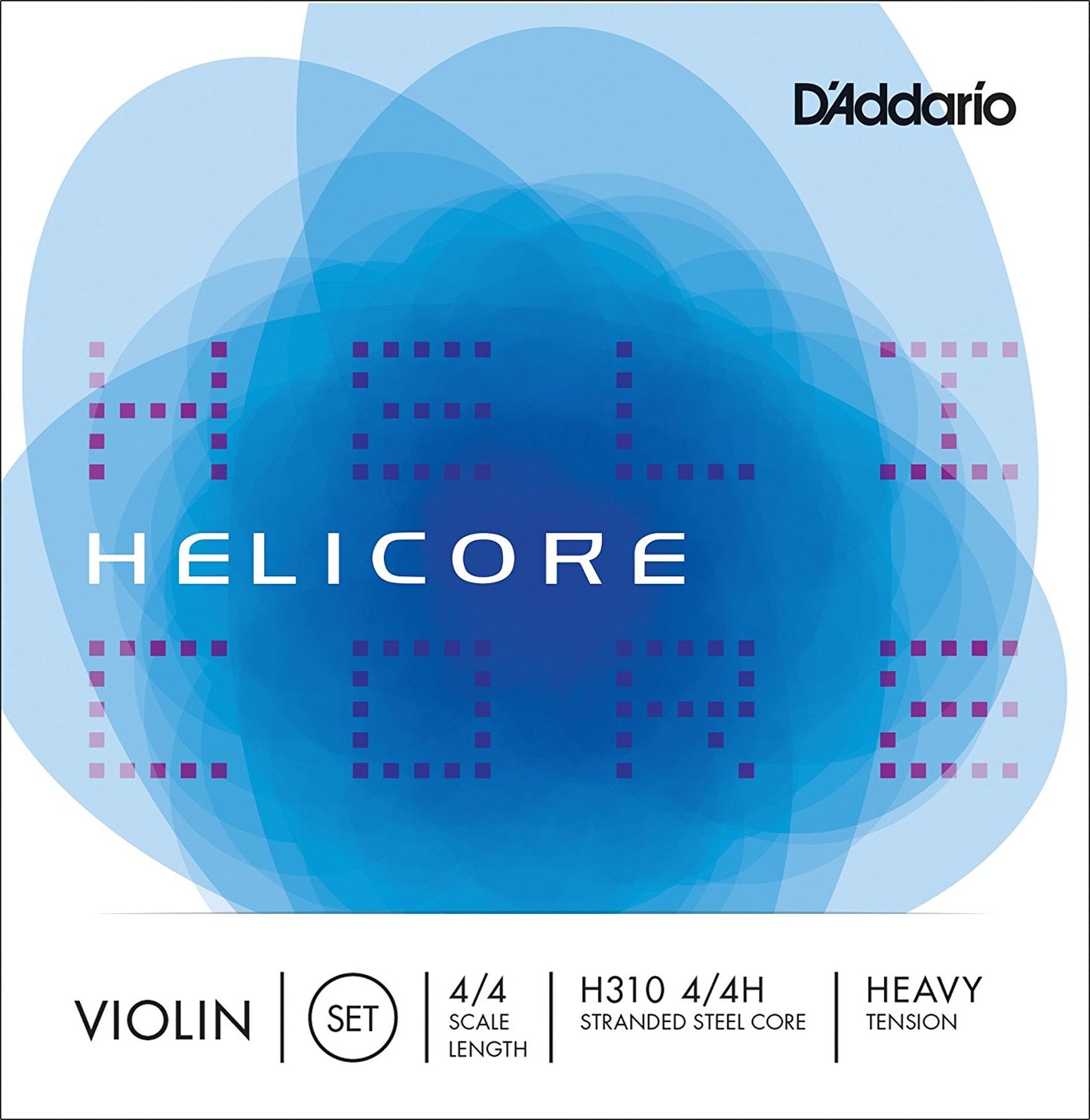 D'Addario Helicore Violin Set Strings 4/4 Size Heavy