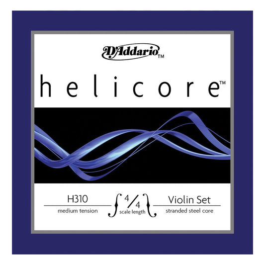 D'Addario H310 Helicore 4/4 Scale Violin Medium Tension Set of Strings