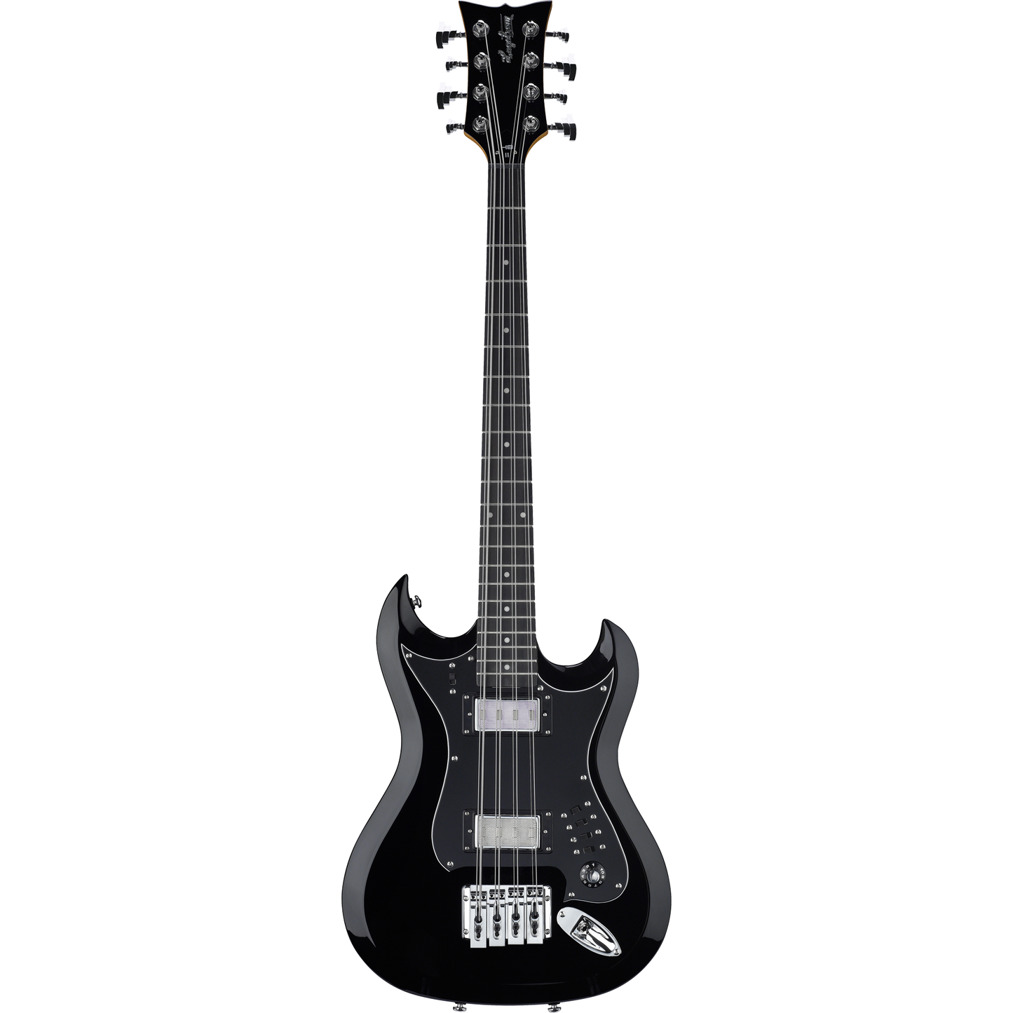 Hagstrom H8II 8-String Electric Bass - Black